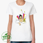 Женская футболка органик