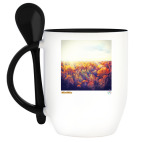 Кружка с ложкой