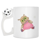 Кружка с футбольным мячиком