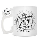 Кружка с футбольным мячиком