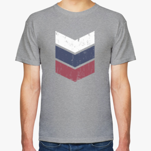 Футболка с принтом Флаг России