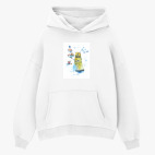 Толстовка худи оверсайз