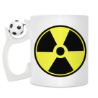 Кружка с футбольным мячиком