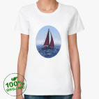 Женская футболка органик