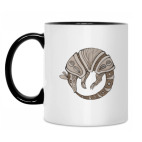 Кружка двухцветная