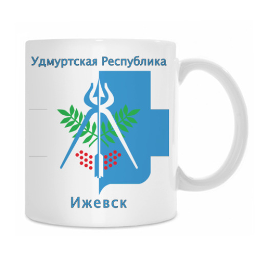 Кружка с принтом г. Ижевск