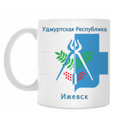 Кружка с принтом г. Ижевск