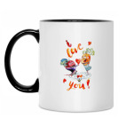 Кружка двухцветная