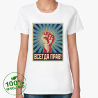 Женская футболка органик