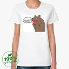 Женская футболка органик