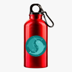 Металлическая бутылка 400 мл UV-DTF