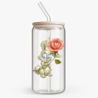 Банка с бамбуковой крышкой