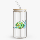 Банка с бамбуковой крышкой