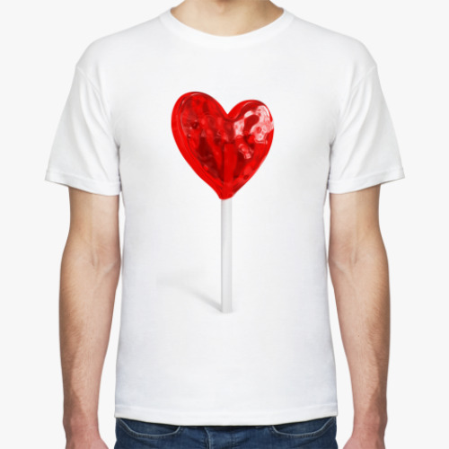 Футболка Сердце леденец