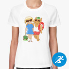 Женская спортивная футболка