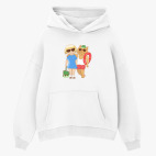 Толстовка худи оверсайз