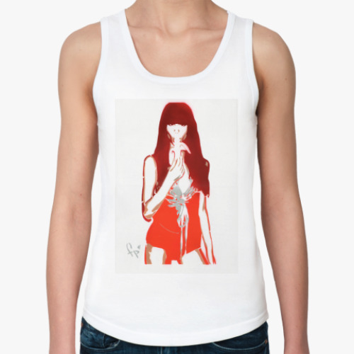 Женская майка с принтом Сексуальная девушка