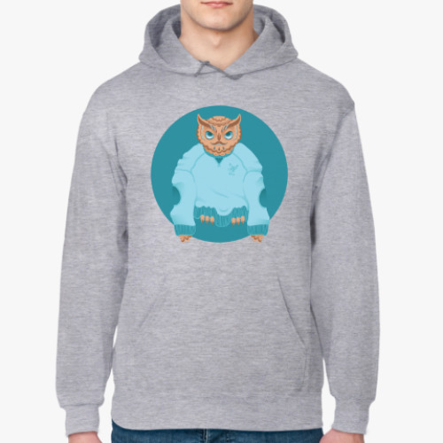 Толстовка худи с принтом  Animal Fashion: O is for Owl