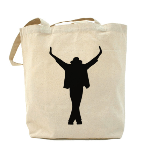 Сумка шоппер с принтом Michael Jackson