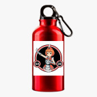 Металлическая бутылка 400 мл UV-DTF