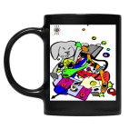 Кружка цветная UV-DTF