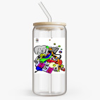 Банка с бамбуковой крышкой