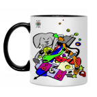 Кружка двухцветная