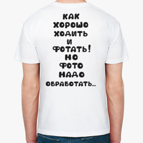 Футболка Свин и фотоаппарат