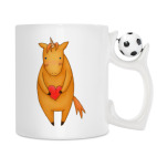 Кружка с футбольным мячиком