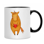 Кружка двухцветная