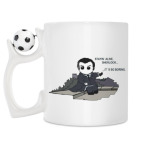 Кружка с футбольным мячиком