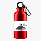 Металлическая бутылка 400 мл UV-DTF