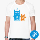 Мужская спортивная футболка