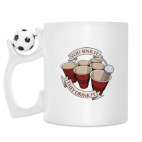 Кружка с футбольным мячиком