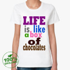 Женская футболка органик