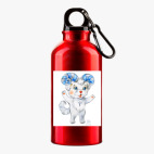 Металлическая бутылка 400 мл UV-DTF