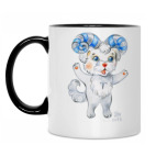 Кружка двухцветная