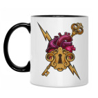 Кружка двухцветная