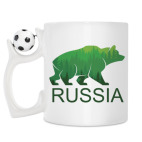 Кружка с футбольным мячиком