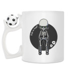 Кружка с футбольным мячиком