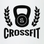 Кроссфит логотип с гирей