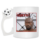 Кружка с футбольным мячиком