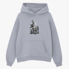 Толстовка худи оверсайз