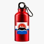 Металлическая бутылка 400 мл UV-DTF