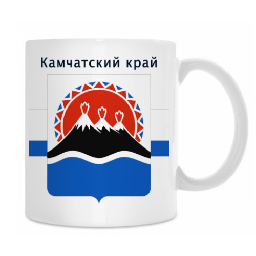 Кружка с принтом Камчатский край