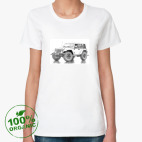Женская футболка органик
