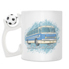 Кружка с футбольным мячиком