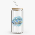 Банка с бамбуковой крышкой