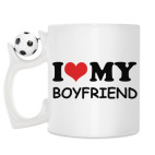 Кружка с футбольным мячиком