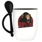 Кружка с ложкой